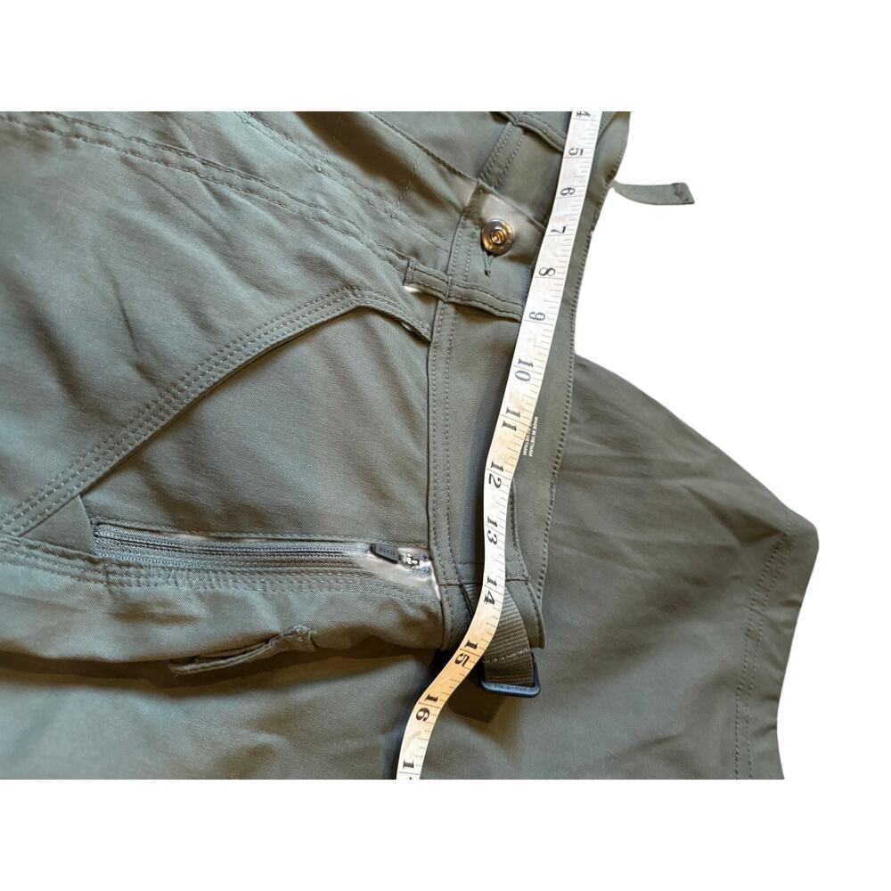 prAna Women’s Hiking Cargo Pants Size 6/29 Green High Rise Relaxed Outdoor Trail - Picture 7 of 11